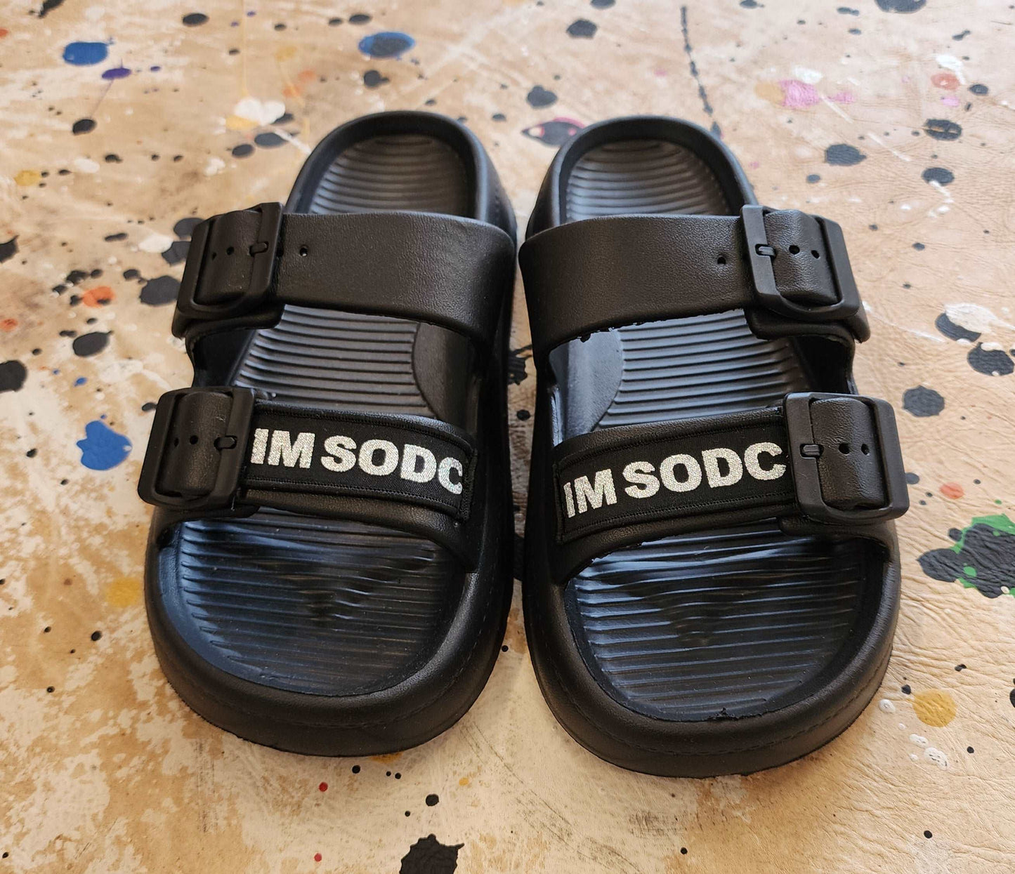 New Women's Buckle Slide