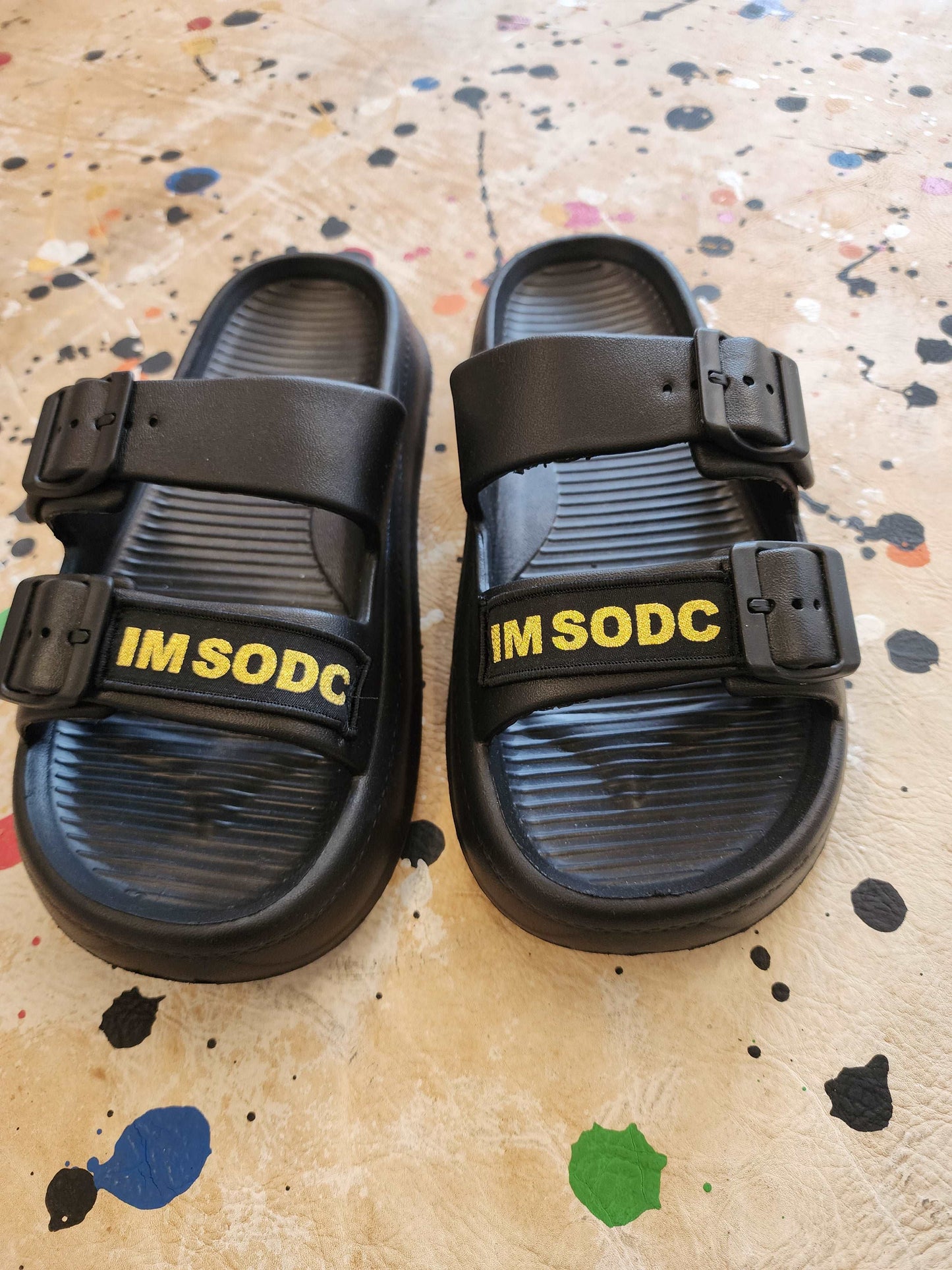 New Women's Buckle Slide