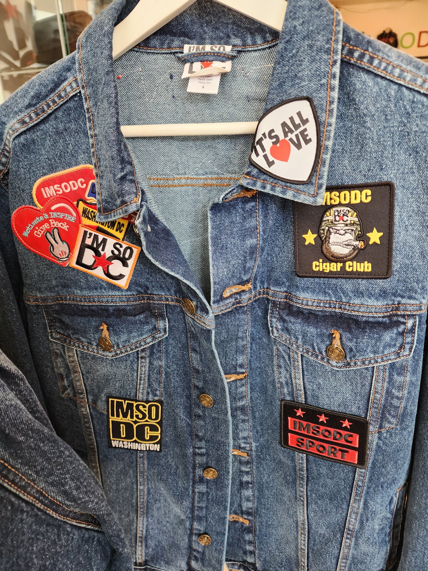 Custom Patch Denim Jacket