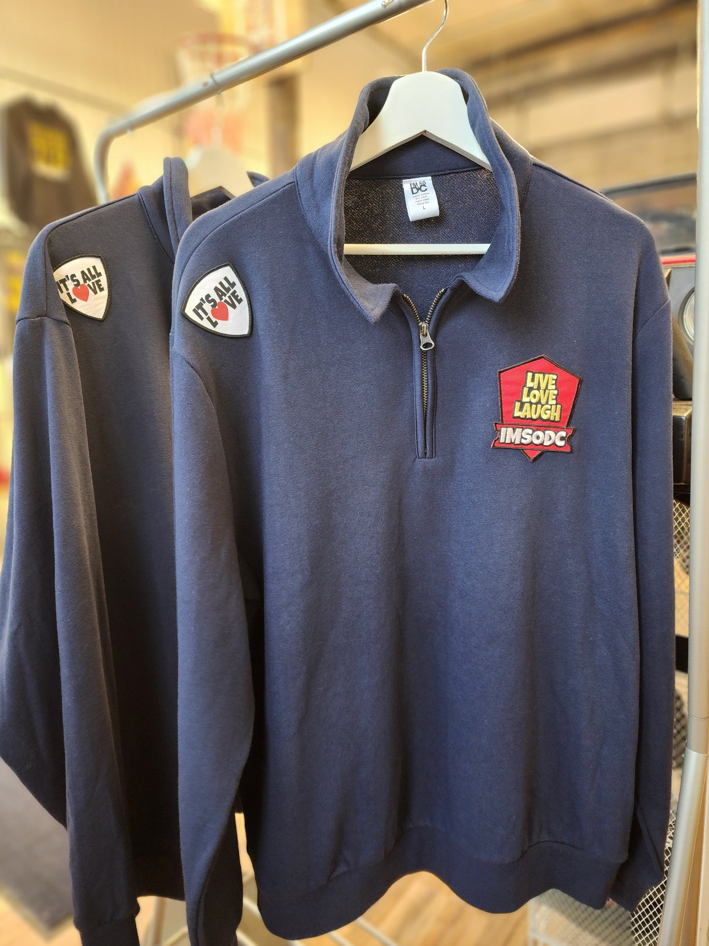 ImSoDC Zip Pullover