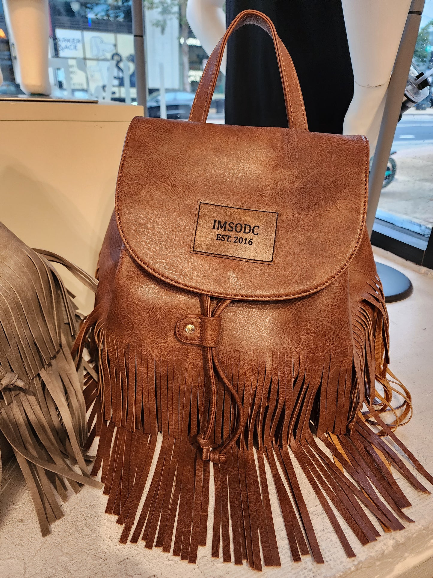 ImSoDC Boho Fringe Backpack