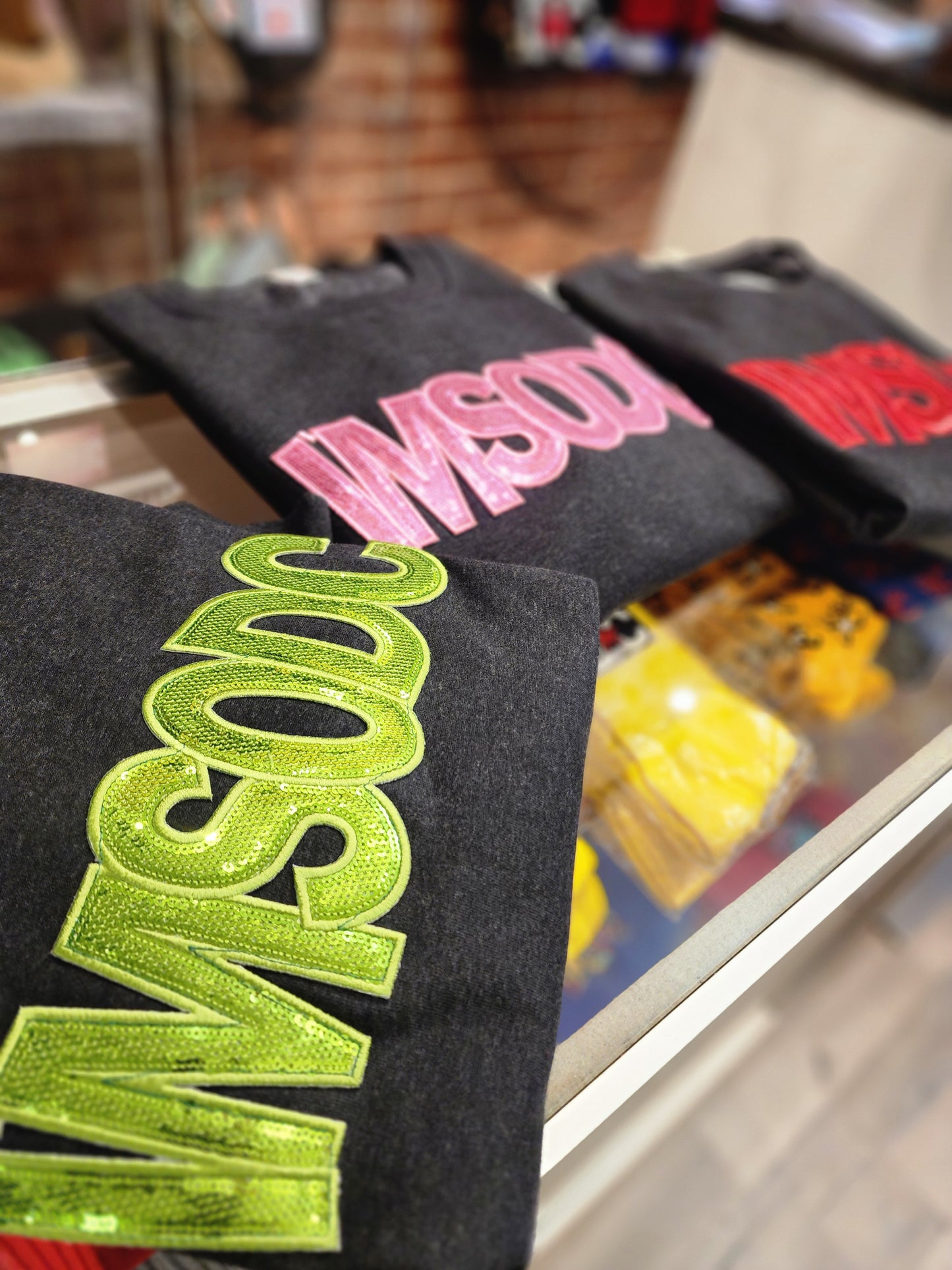 ImSoDC Sequin Logo Sweatshirt