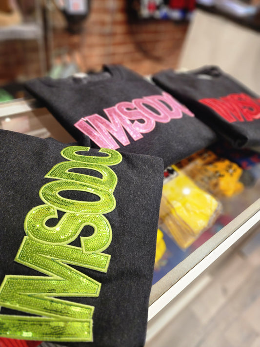 ImSoDC Sequin Logo Sweatshirt