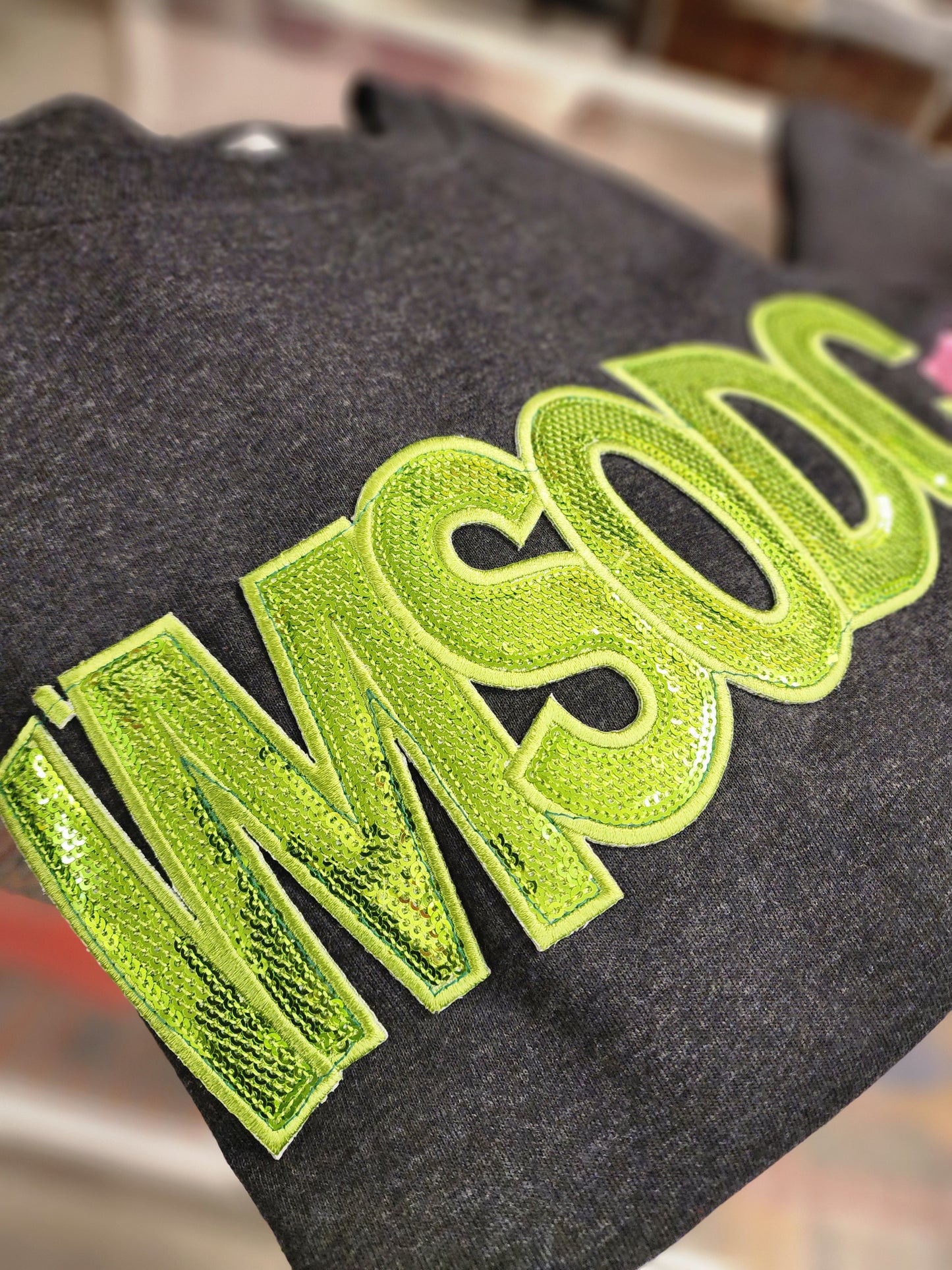 ImSoDC Sequin Logo Sweatshirt