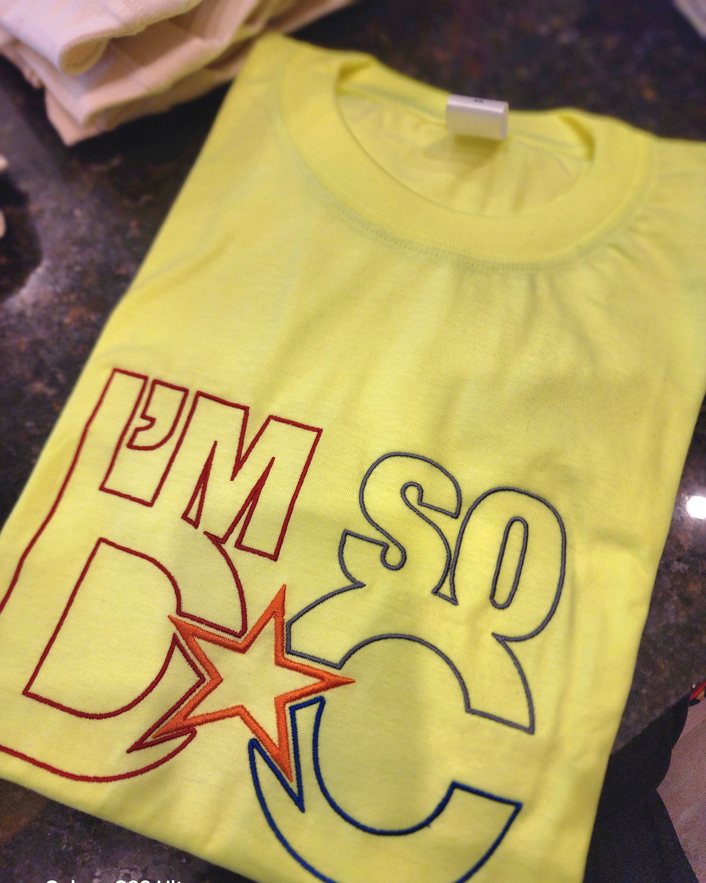 New Embroidered ImSoDC  Colorblock Tee