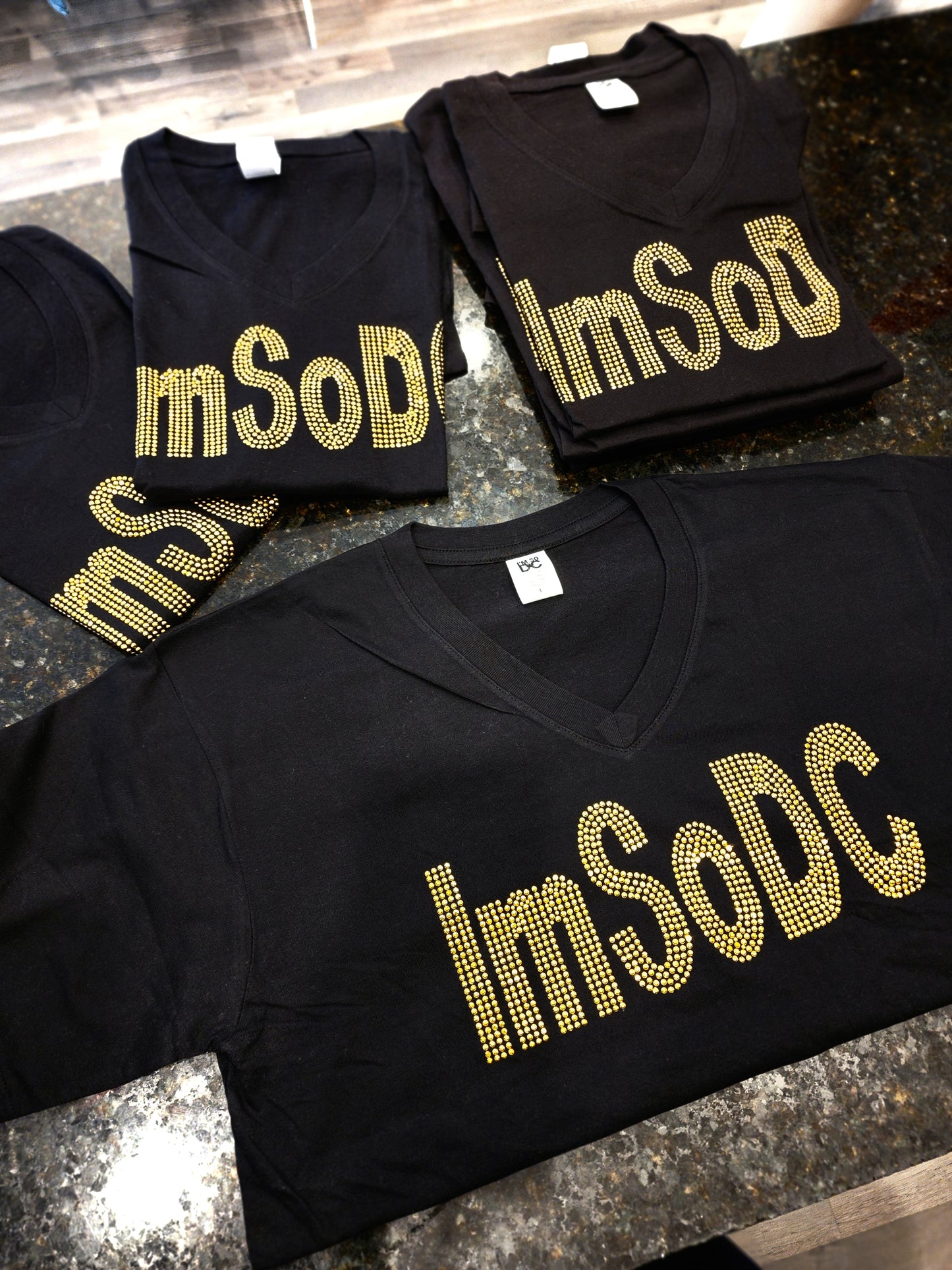 ImSoDC Gold Bling Tee
