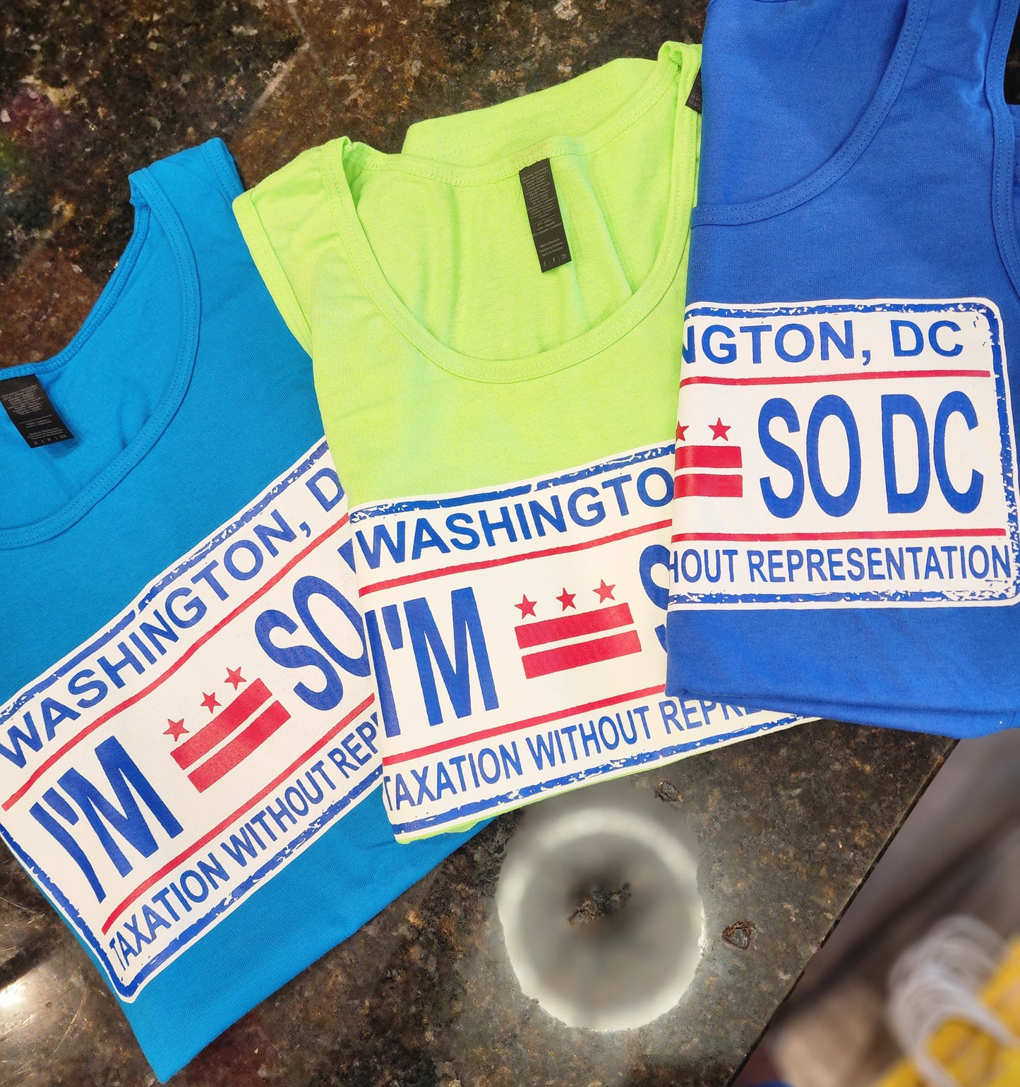 ImSoDC Unisex Taxation Tanks